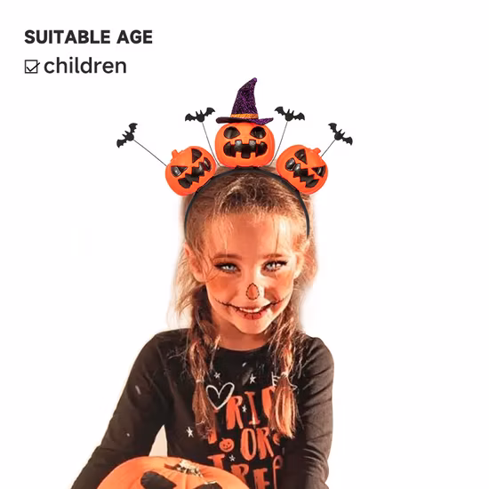 Presilhas de baile de Halloween, faixas de cabelo, festas de fim de ano, acessórios para cabelo